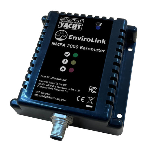 Digital Yacht EnvironLINK NMEA 2000 Temperature and Humidity Sensor - Reliable Marine Weather Monitoring