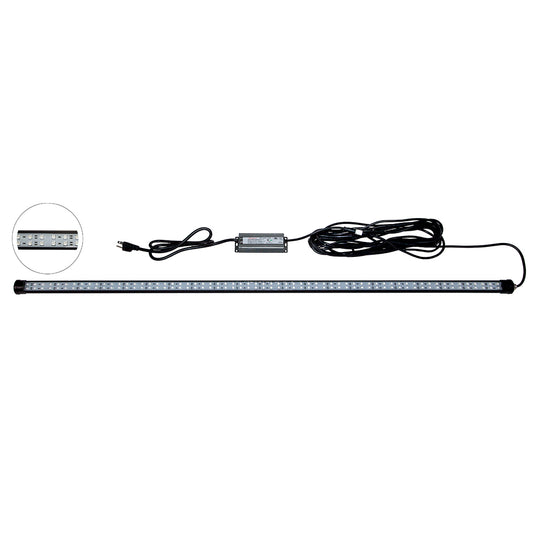 Hydro Glow DockMaster 2000K Amber LED Dock Light - 4 ft, 120V, Maintenance-Free Fish Attraction