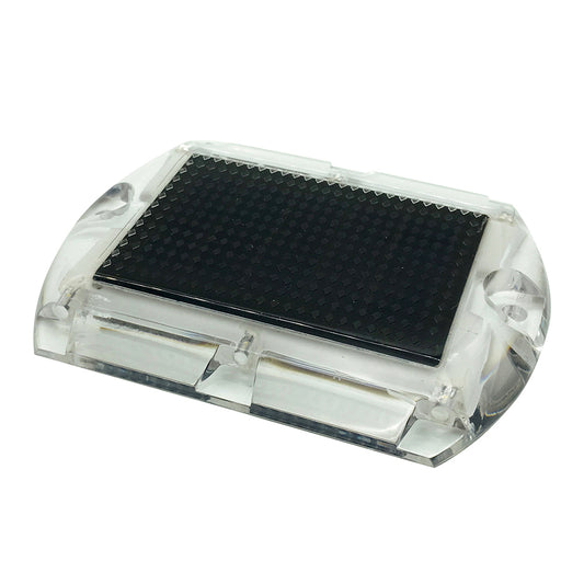 Hydro Glow 3.5 x 4.5 Inch Rectangular Solar LED Dock and Pathway Light 5000K Daylight White