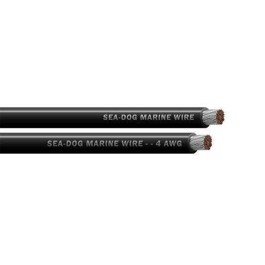 Sea-Dog 4 AWG Black Marine Battery Cable - 50 Feet