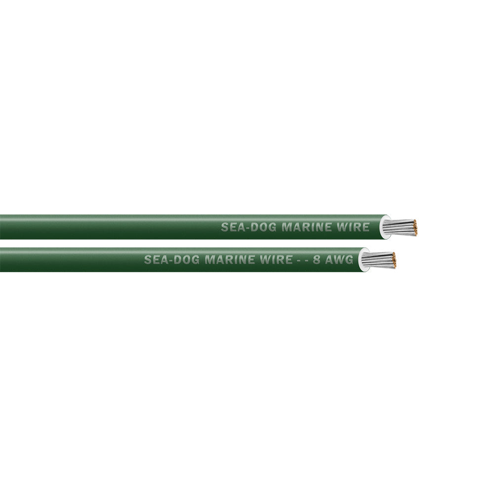 Sea-Dog 8 AWG Green Primary Marine Wire - 25 Feet