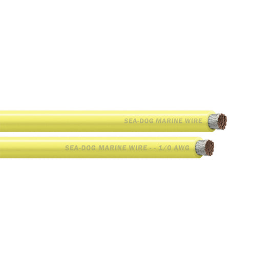 Sea-Dog 1/0 AWG Battery Cable - 25 Feet, Tinned Copper Stranded Wire
