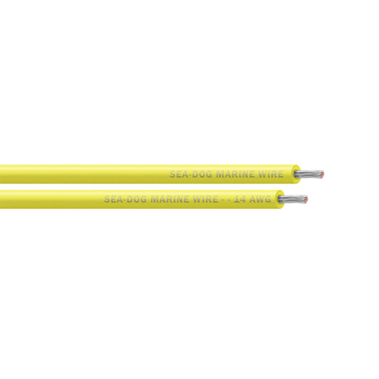 Sea-Dog 14 AWG Yellow Primary Marine Wire - 100 Feet