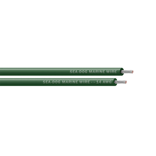 Sea-Dog 14 AWG Green Primary Marine Wire - 25 Feet