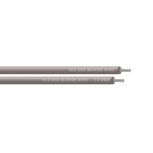 Sea-Dog 14 AWG Grey Primary Marine Wire – 100 Feet