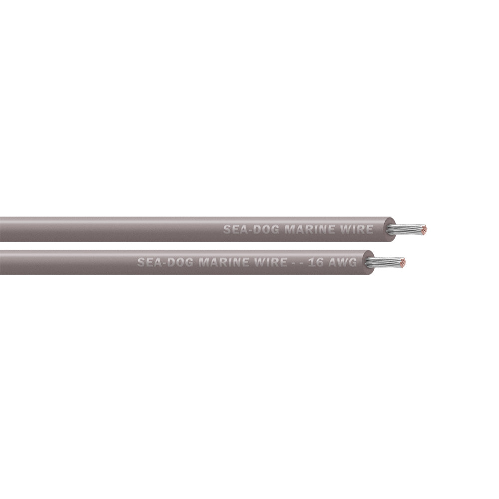 Sea-Dog 16 AWG Grey Primary Marine Wire - 100 Feet