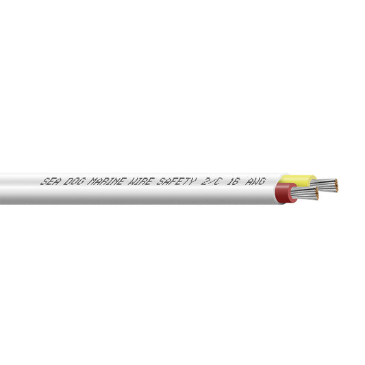 Sea-Dog 16/2 AWG Flat Duplex Safety Wire in Red/Yellow - 250 Feet