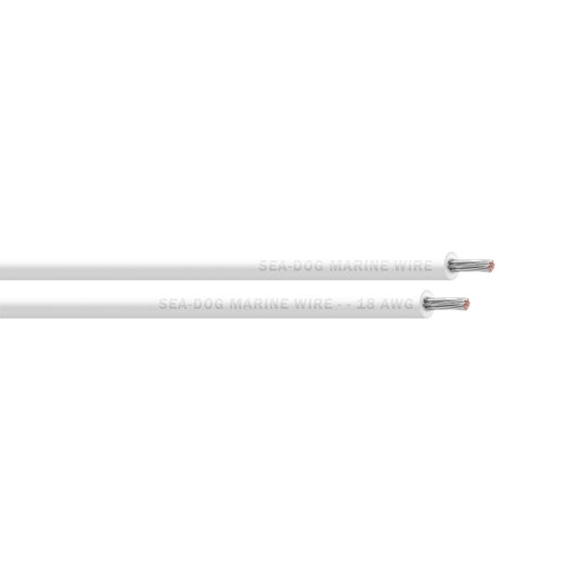 Sea-Dog 18 AWG White Primary Marine Wire - 250 Feet