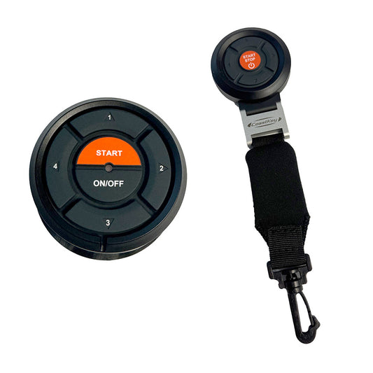 CoastKey Premium Plus Single Mercury Engine Keyless Ignition System with Remote Start and Stop