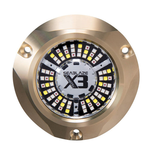 Lumitec SeaBlaze X3 LED Underwater Light with Spectrum Colors and DryLock Technology