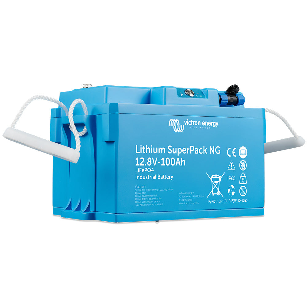 Victron Energy Lithium Battery SuperPack 12V/100Ah NG – High-Capacity Lithium Iron Phosphate Battery for Mobile and Industrial Use
