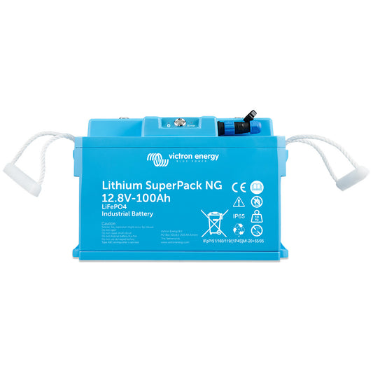 Victron Energy Lithium Battery SuperPack 12V/100Ah NG – High-Capacity Lithium Iron Phosphate Battery for Mobile and Industrial Use