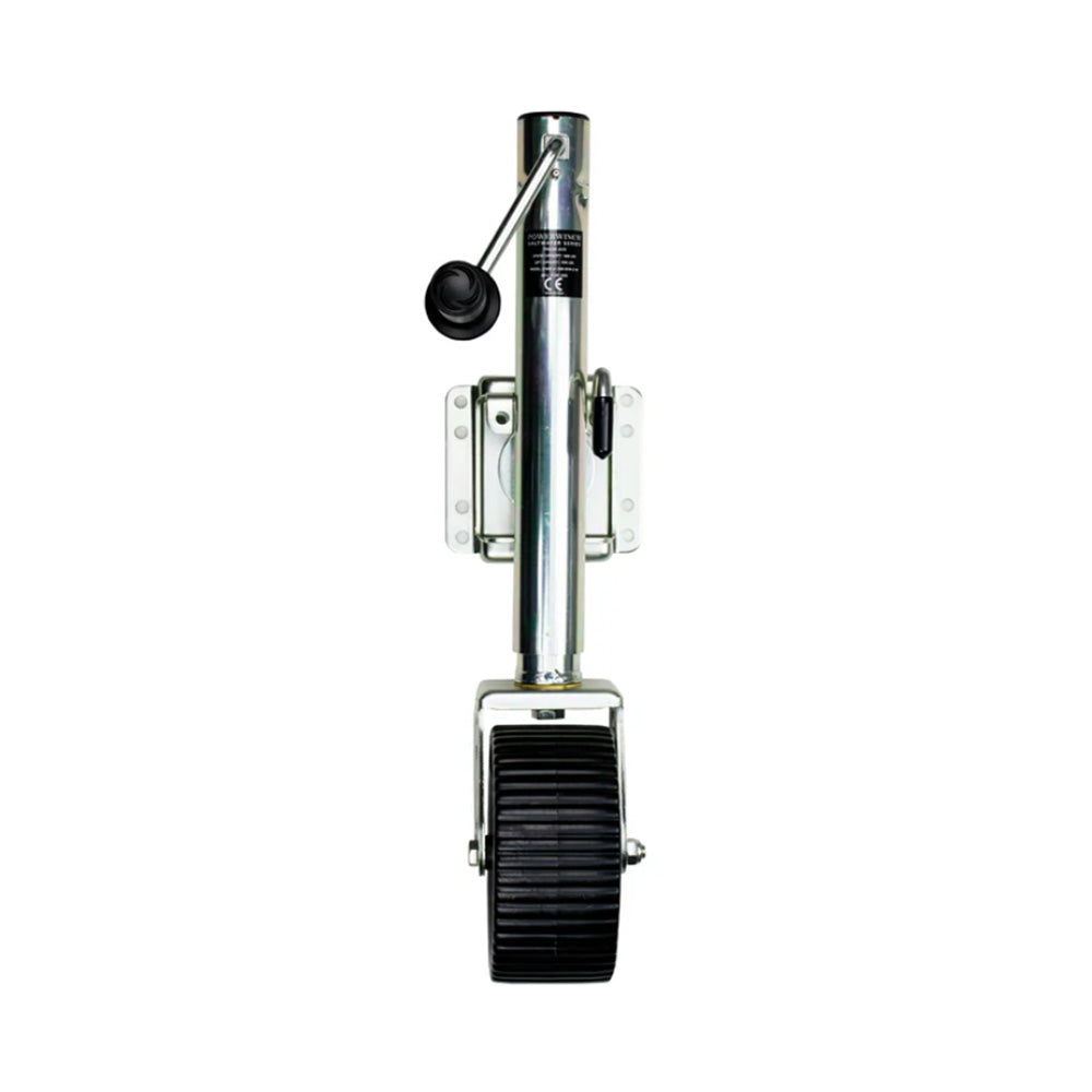 Powerwinch Saltwater Series Jack - 1500lb Bolt-On Marine Trailer Jack with Zinc Coating