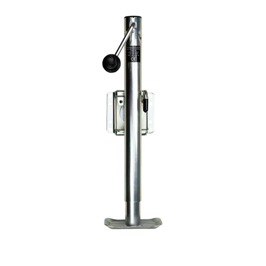 Powerwinch Saltwater Series Jack - 2500 lb Bolt-On Flat Plate Marine Trailer Jack