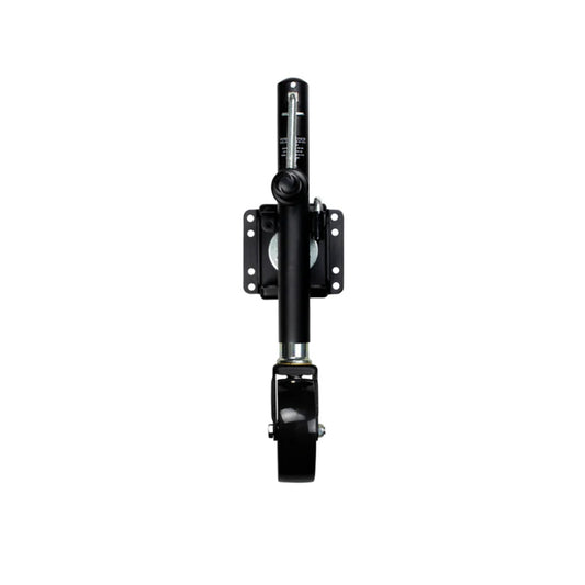 Powerwinch Select Series 1200lb Bolt-On Trailer Jack with Single Wheel - Carbon Black