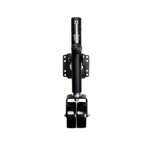 Powerwinch Select Series Weld-On Trailer Jack - 1500 lb Capacity, Double Wheel, Carbon Black Finish