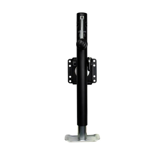 Powerwinch Select Series 2500lb Bolt-On Flat Plate Trailer Jack in Carbon Black