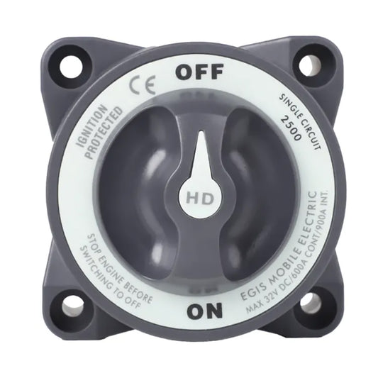 Egis Mobile Electric Heavy Duty Series 600A Off/On Battery Switch
