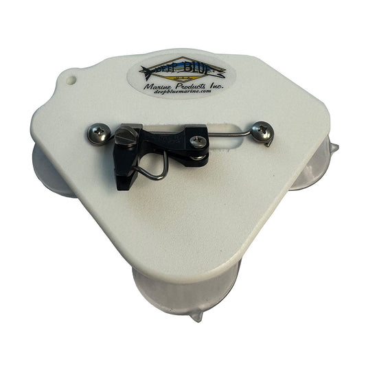 Deep Blue Marine QC-1 Quick Clip with Suction Cup Mount for Flat Line Trolling