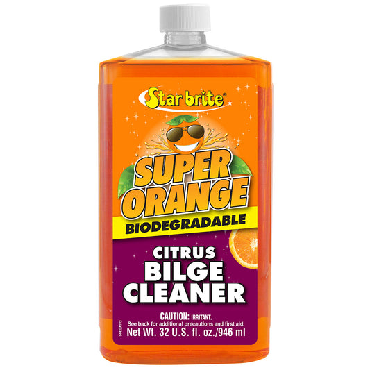 Star brite Super Orange Citrus Bilge Cleaner 32 oz Oil and Fuel Emulsifier, Part No. 94432