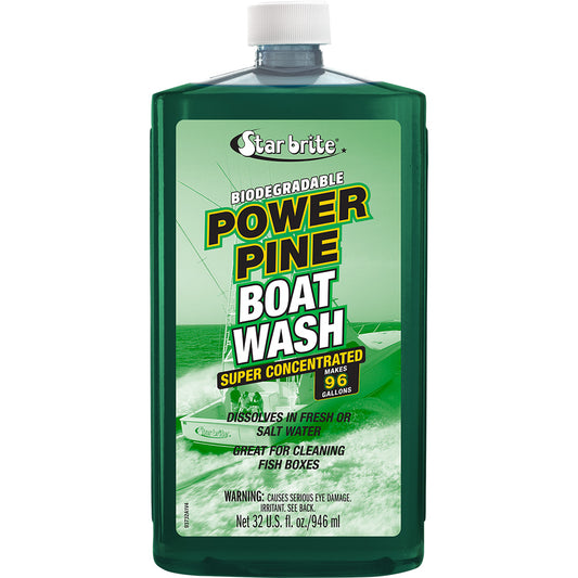 Star brite Power Pine Boat Wash 93732, Concentrated Marine Grade Cleaner, 32 fl oz