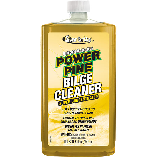 Star brite Power Pine Concentrated Bilge Cleaner, Fresh Pine Scent, 32 oz, Part Number 93832