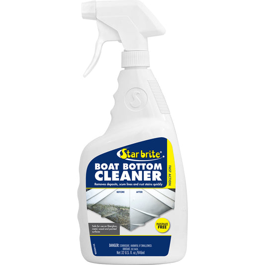 Star brite Boat Bottom Cleaner - 32 oz Heavy Duty Marine Hull Cleaner for Stubborn Stains and Grime