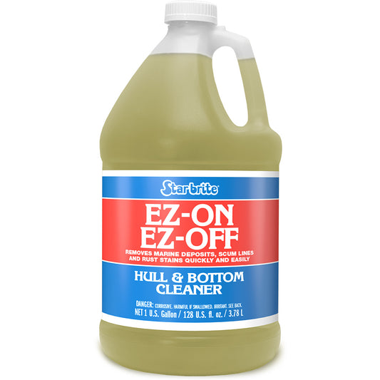 Star Brite EZ-ON EZ-Off Boat Hull & Bottom Cleaner - 1 Gallon for Marine Stain Removal and Surface Care