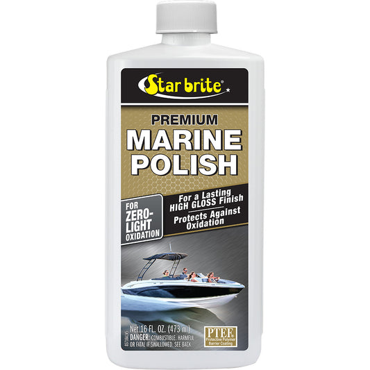 Star brite Premium Marine Polish 85716, UV Protection and High-Gloss Finish, 16 oz