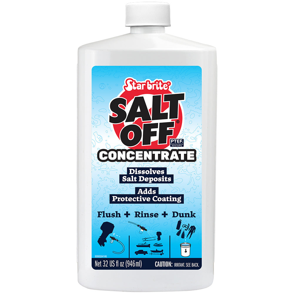 Star Brite Salt Off Concentrate - Salt Remover Wash & Engine Flush - 32 oz
