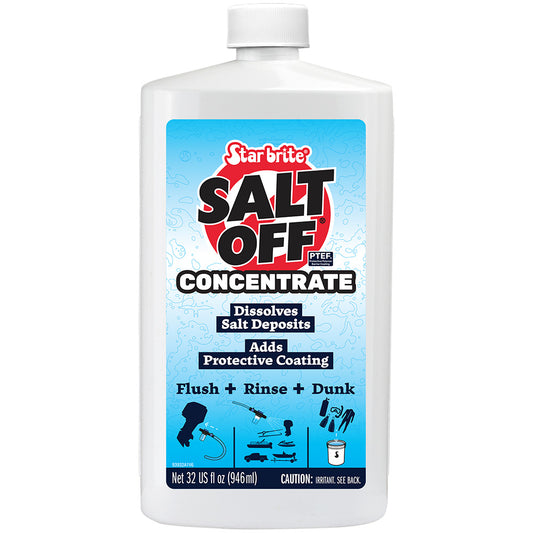 Star Brite Salt Off Concentrate - Salt Remover Wash & Engine Flush - 32 oz