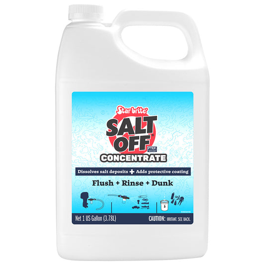 Star brite Salt Off Concentrate Salt Remover Wash & Marine Engine Flush, 1 Gallon | Part 93900