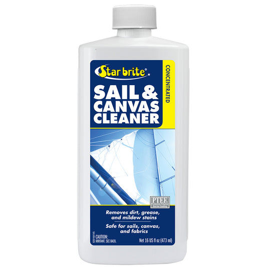 Star brite Sail & Canvas Cleaner, 16 oz – Concentrated Marine Fabric Cleaner, Part Number 82016
