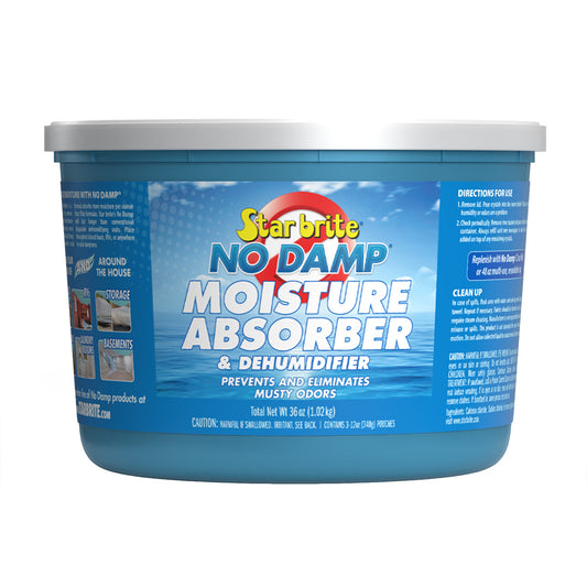Star brite No Damp Moisture Absorber & Dehumidifier - 36 oz for Boats, RVs, and Seasonal Homes