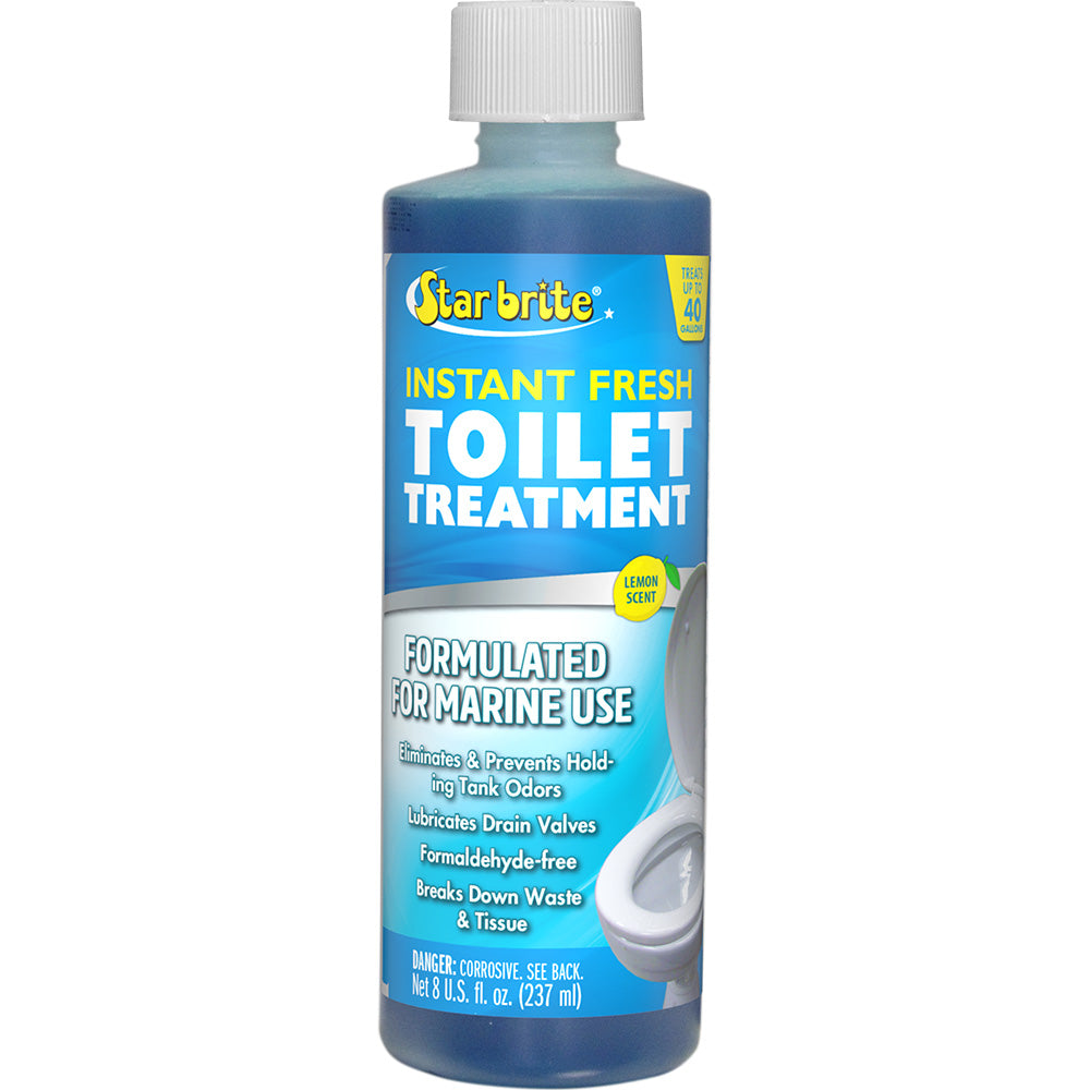 Star brite Instant Fresh Toilet Treatment with Lemon Scent - 8 oz Pack of 6