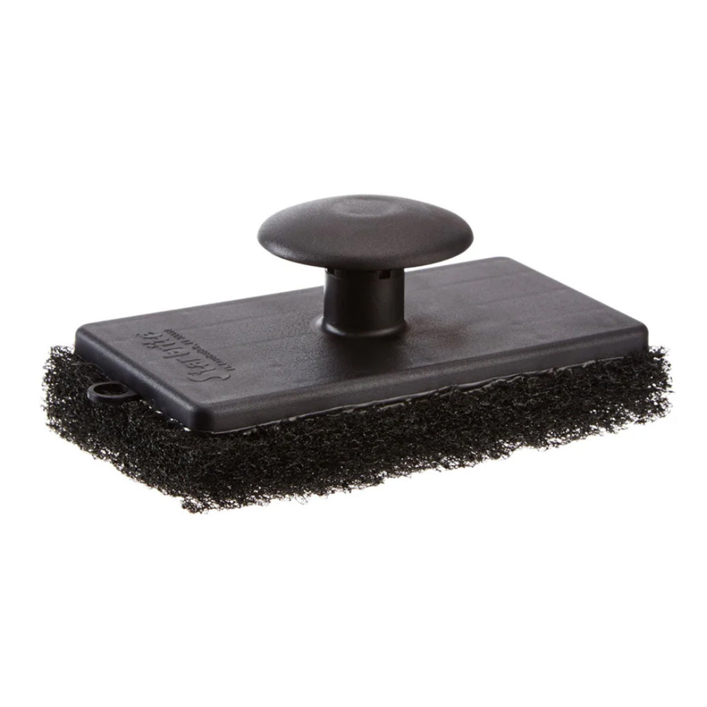 Star brite All-Purpose Coarse (Black) Scrubber Pad with Handle for Boats and Heavy-Duty Cleaning