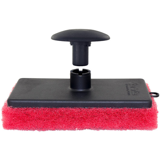 Star brite All-Purpose Medium (Red) Scrubber Pad with Ergonomic Handle