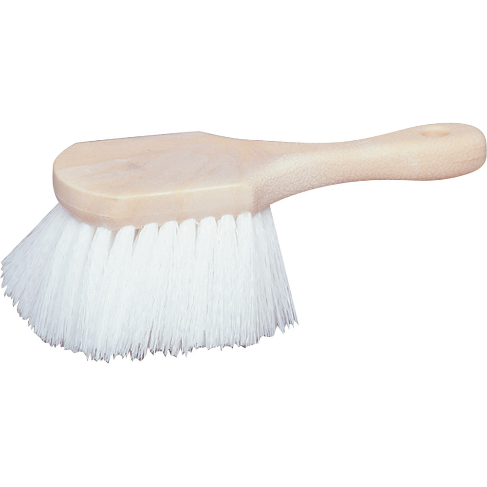 Star brite Marine-Grade Short Handle Scrub Brush with Durable Star Prene Fiber