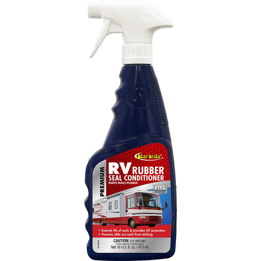 Star brite Premium RV Rubber Seal Conditioner - 16 oz for Weatherproofing and Seal Maintenance
