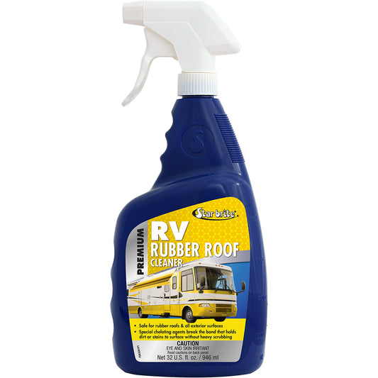 Star brite Premium RV Rubber Roof Cleaner - 32 oz for Gentle and Effective Roof Maintenance