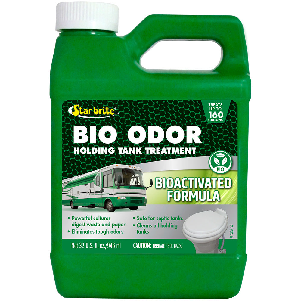 Star brite RV Bio Odor Enzyme Holding Tank Treatment - 32 oz for Efficient Waste Digestion and Odor Control