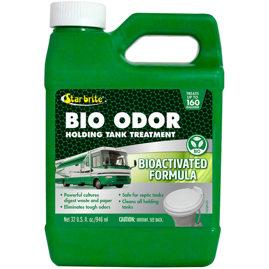 Star brite RV Bio Odor Enzyme Holding Tank Treatment - 32 oz for Efficient Waste Digestion and Odor Control