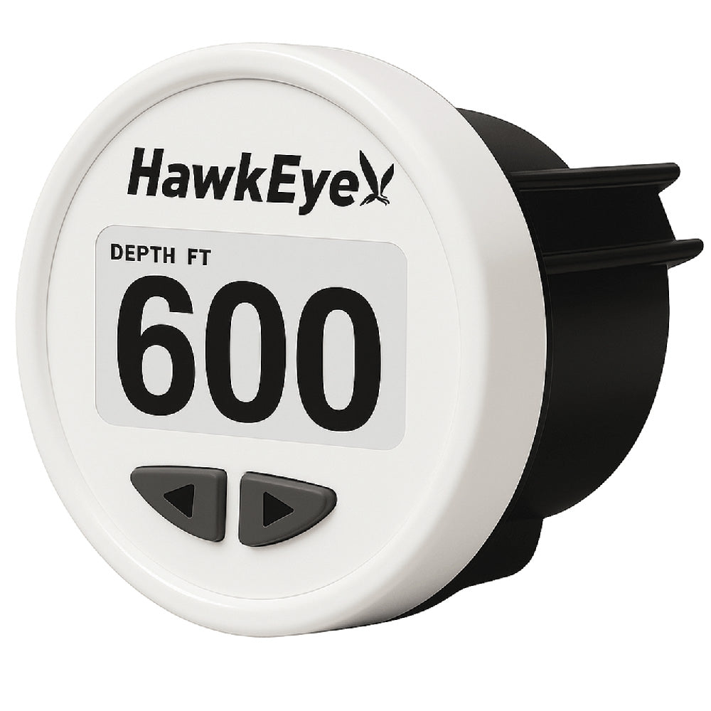 HawkEye DepthTrax Edge In-Dash Depth Finder with HD Color Display and 600 ft Max Depth - Part Number DT3BX-TM