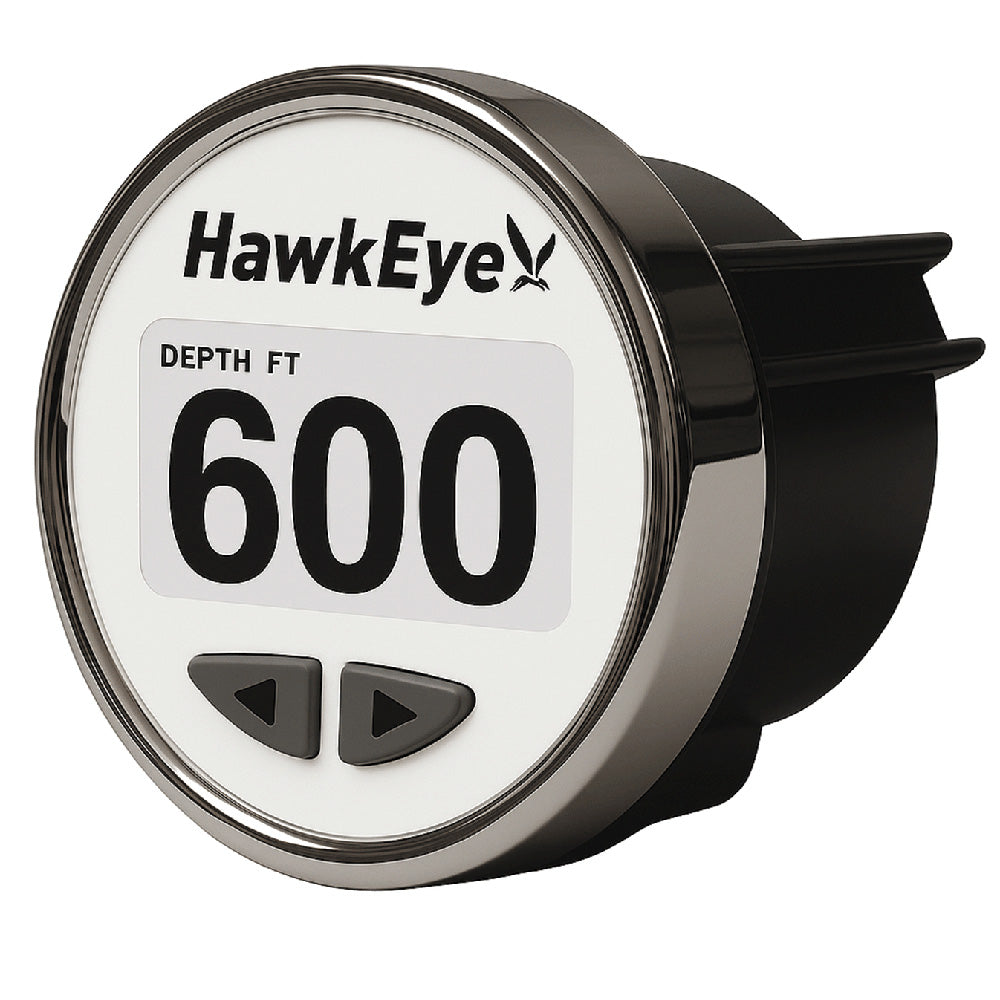 HawkEye DepthTrax Edge In-Dash Depth Finder with HD Color Display and 600 ft Max Depth - Part Number DT3BX-TM