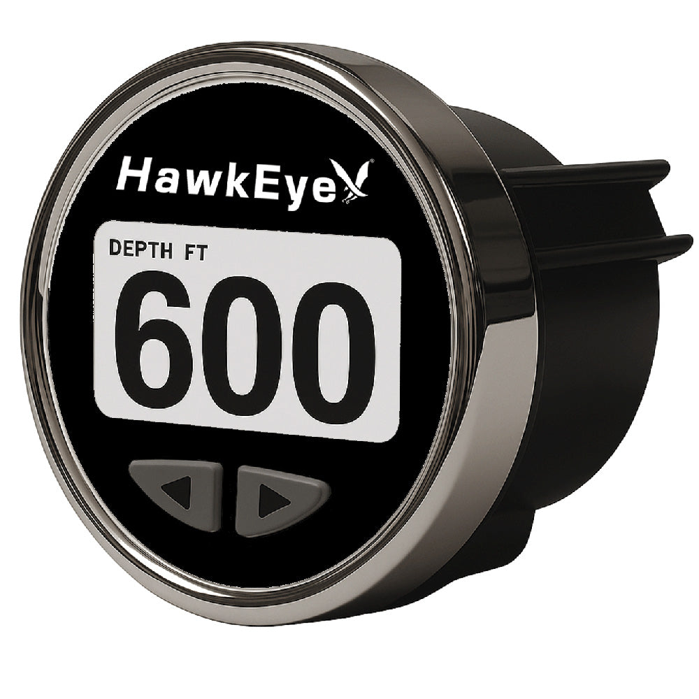 HawkEye DepthTrax Edge In-Dash Depth Finder with HD Color Display and 600 ft Max Depth - Part Number DT3BX-TM
