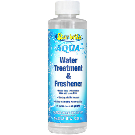 Star brite AQUA Water Treatment & Freshener - 8 oz for Boats and RVs