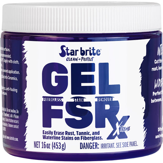 Star brite GEL FSR Xtreme Fiberglass Stain Remover – 16 oz for Boats and RVs