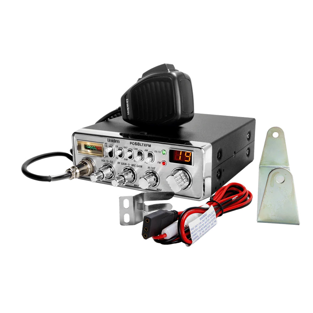 Uniden PC68LTXFM Dual-Mode AM/FM CB Radio for Clearer Communication