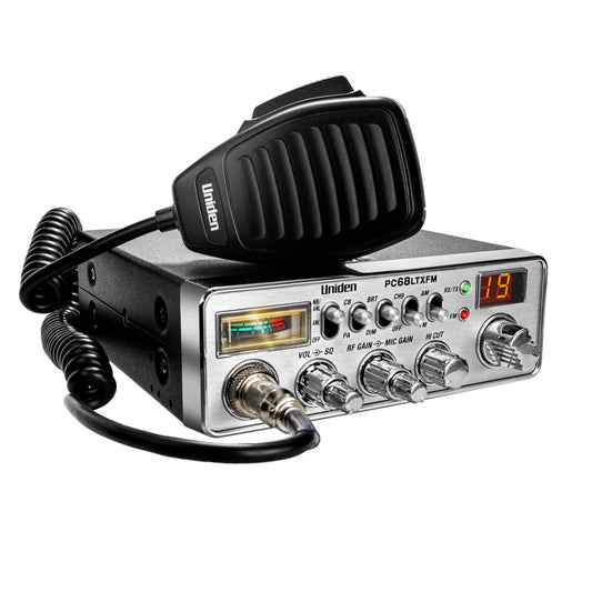 Uniden PC68LTXFM Dual-Mode AM/FM CB Radio for Clearer Communication