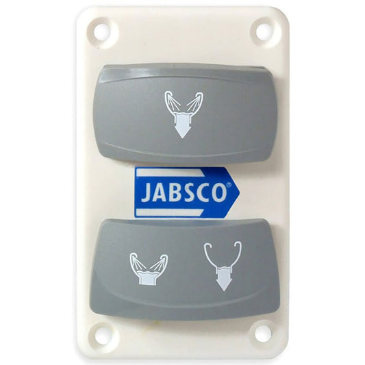 Jabsco Dual Rocker Switch Panel Part 37047-2000 for Quiet Toilets